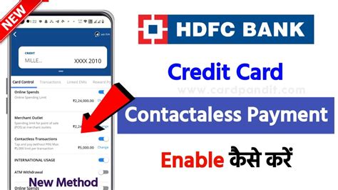 hdfc credit card contactless enable|hdfc bank contact number.